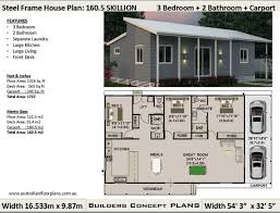 3 Bedroom House Plan Size 122 3 M2