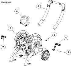 200 Ft Cart Hose Reel Instruction Manual