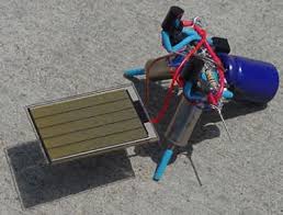 appetizer solar powered beam robot
