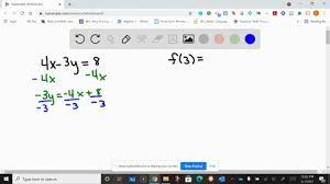 Each Equation Using Function Notation F