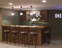 Stylish Basement Bar Idea Home Design
