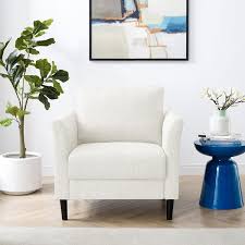 Living Room Accent Chair By Naomi Home Color White