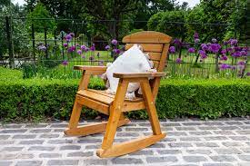 Hetton Wooden Rocking Chair Uk Garden