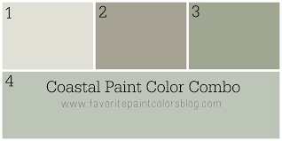 Coastal Paint Color Combination
