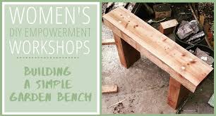 Building A Simple Garden Bench Anja