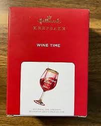New Hallmark Wine Time Wine Glass