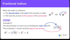 Fractional Indices Gcse Maths Steps