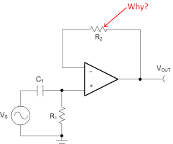 Resistors In The Feedback Of A Buffer