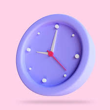 Stylized Circle Clock Icon Minimal