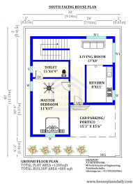 30x40 South Vastu Plan House Plan And