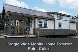Single Wide Mobile Home Exterior Paint