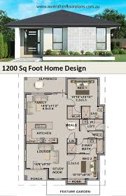 Granny Flat 2 Bedroom Home Plan 111