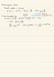 From Partial Derivatives To Maxwell S