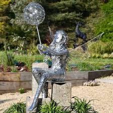 Alette Fairy Metal Wire Garden Sculpture