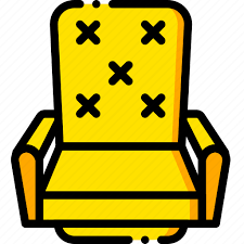 Chair Cinema Vip Yellow Icon