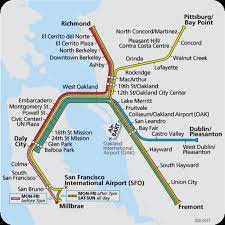 Bart San Francisco Metro Map United