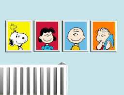 Charlie Brown Nursery Wall Art Peanuts