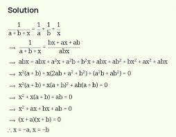 Solve The Quadratic Equation 1 A B X