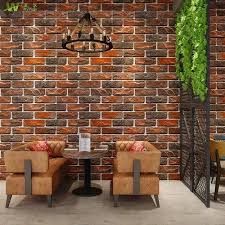 Pvc Ar Ar Creations Red Brick Wallpaper