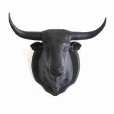 Black Longhorn Bull Horns By Fctry