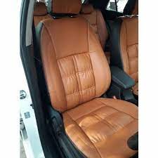 Brown Front Back Mustang Leather Seat