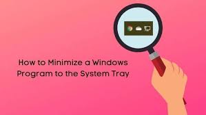 Windows Program To The System Tray