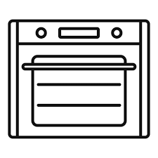 Cooking Convection Oven Icon Outline