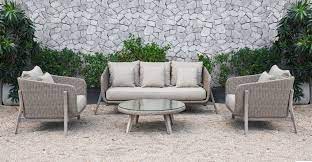 Renava Carillo Outdoor Beige Wicker