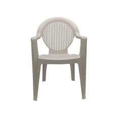 Back Resin Outdoor Dining Chair