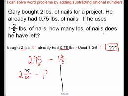 Adding Subtracting Rational Numbers