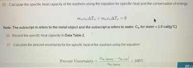 Solved Trial Material Mass 9 1 Water