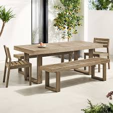 Portside Wood Outdoor Dining Table 76
