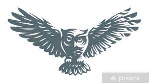 Sticker Owl Vector Ilration Icon