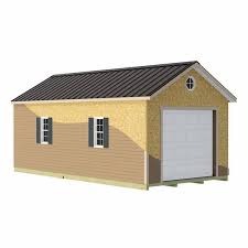 Best Barns Greenbriar 12 X16 Wood Garage Barn Kit