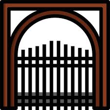 100 000 Border Fence Icon Vector Images