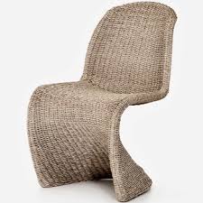 Outdoor Woven Portia Dining Chair Flax