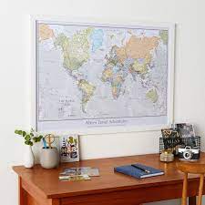 Personalised Classic World Map Buy