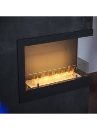 Corn 600 Corner Bio Fireplace Built