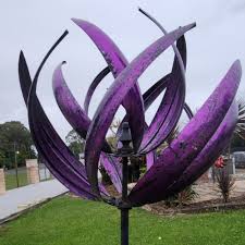 Purple Maple Large Lotus Windspinner