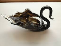 Small Murano Glass Swan Vintage
