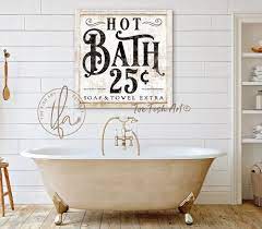 Modern Farmhouse Wall Decor Custom Bath