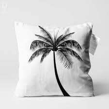 Buy White Cushion Cover With Black