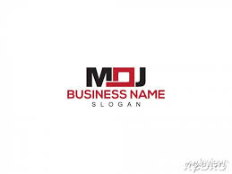 Letter Moj Logo Icon Vector Image