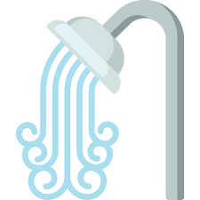 Shower Head Free Wellness Icons