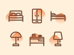 Bedroom Icons Grafik Design Icon