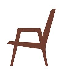 Wooden Chair Icon Vector Ilration