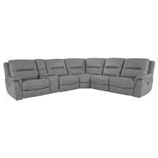 Ivone Leather Power Reclining Sectional