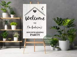 Printable Housewarming Welcome Sign