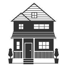 Traditional American Small House Icon