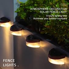 Marvelous 6 Led Solar Wall Lamp Outdoor
